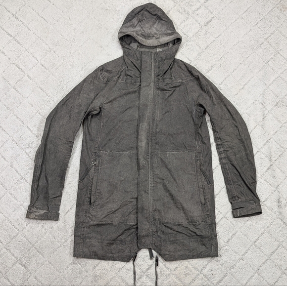 Boris Bidjan Saberi Jacket Mens M Gray Silver Outdoor SS16 Zip Up Snap F19201 - Picture 1 of 15
